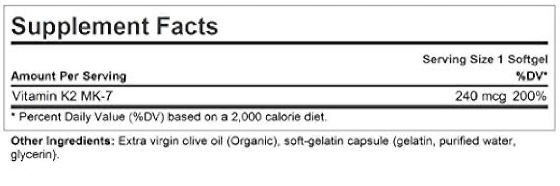 Vitamina K2 MK-7 - Andrew Lessman