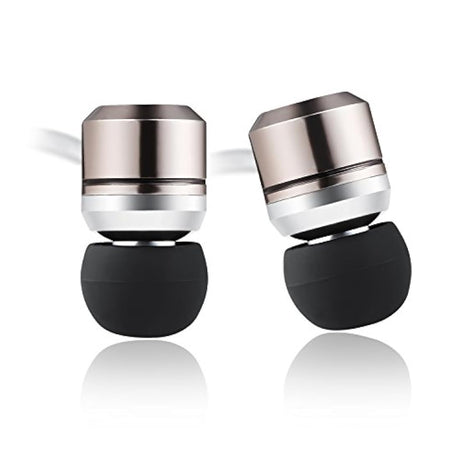 Sephia SP3060 - Auriculares con aislamiento de ruido en los oídos, potente sonido bajo, alta definición, audio puro, auriculares para iPhone, iPod, iPad, reproductores MP3, smartphones y tablets Samsung