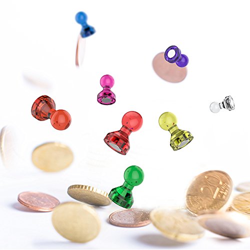 Tiergrade Imanes de push pin, 60 unidades, imanes
