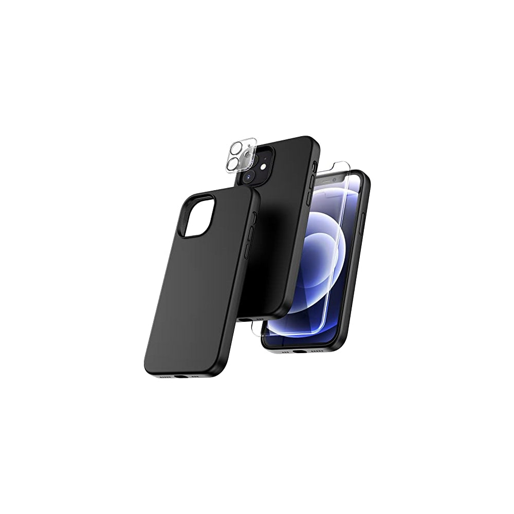 Funda diseñada para iPhone 12 y iPhone 12 Pro color negro