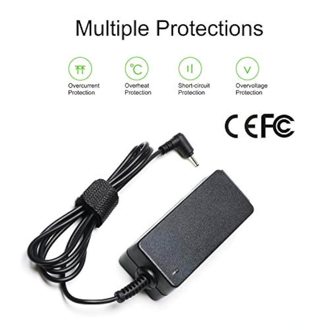 40W 12V 3.33A Adaptador de Cargador de computadora portátil