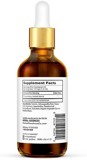 Suplementos de Piel Herbal Goodness - Ashwagandha 2 fl oz