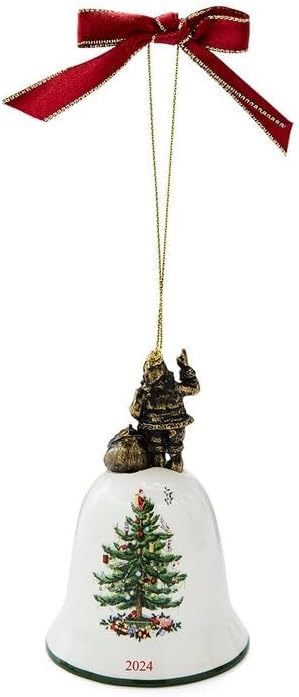 Adorno Campana Spode Christmas Tree 2024 - Decoración Festiva