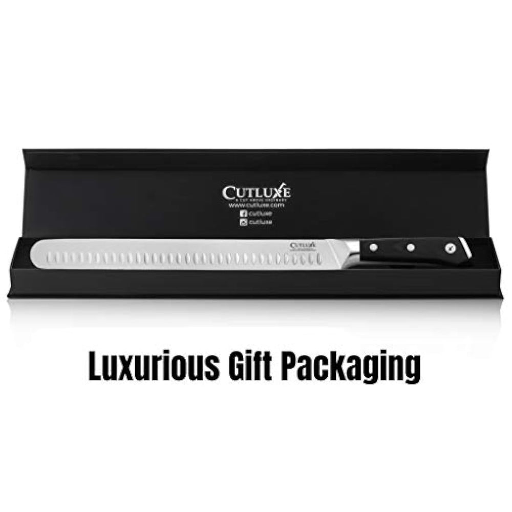 Cutluxe - Cuchillo de cocina forjado de acero inoxidable