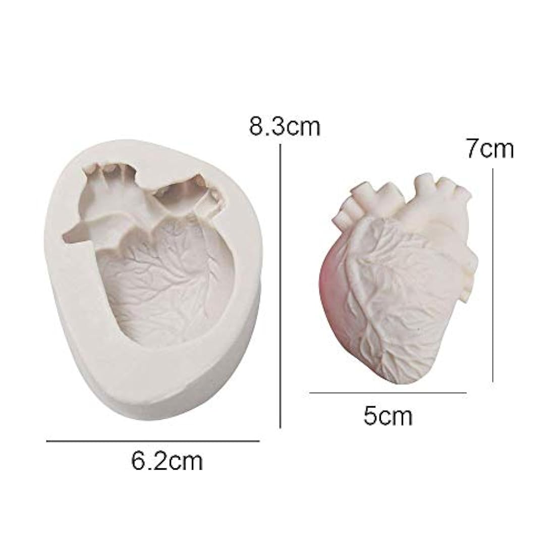 Molde de silicona para decoración de tartas