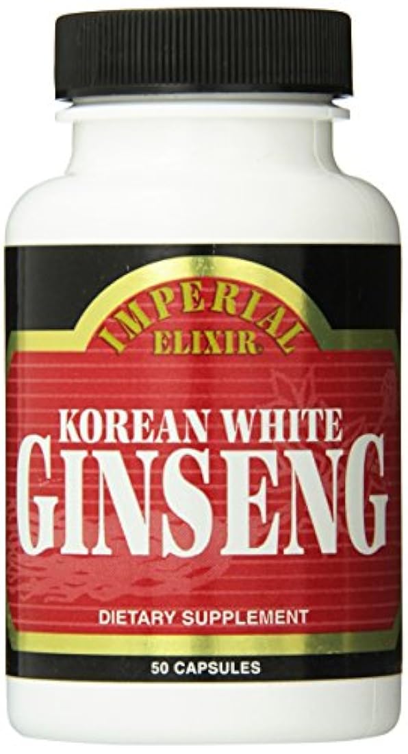 Elixir Blanco El ginseng coreano Imperial, 500 mg, 50 Count