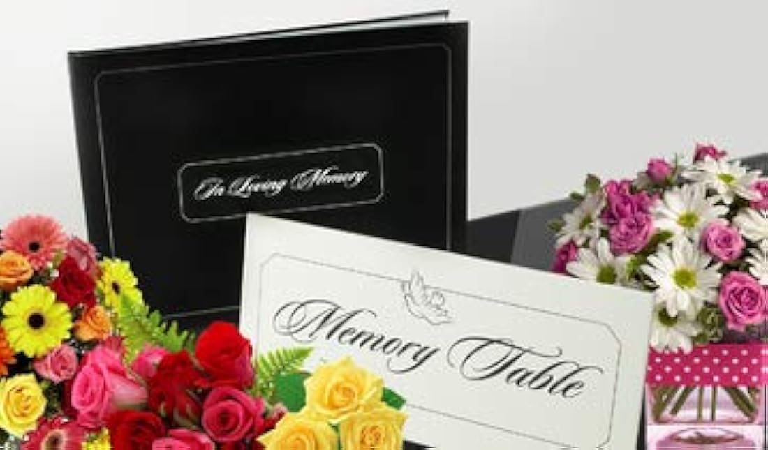 Libro de invitados para Funeral. Marca Pyle