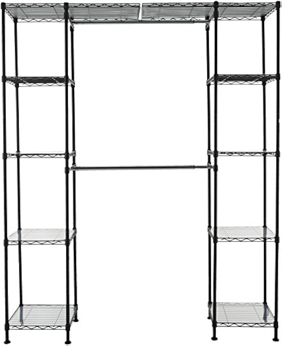AmazonBasics - Sistema organizador de closet extensible