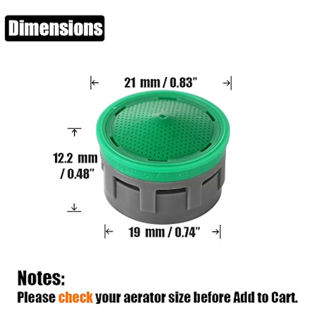 Grifería de Cocina, Aireador de grifo, inserto de retractor