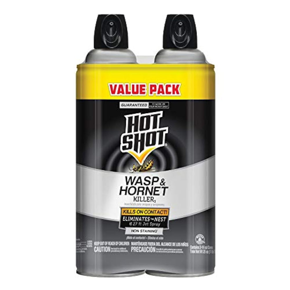 Hot Shot 13412 HG-13412 Control de plagas Paquete de 2 Negro