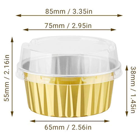 Moldes para cocina Moldes de aluminio para cocinar, 5 onzas