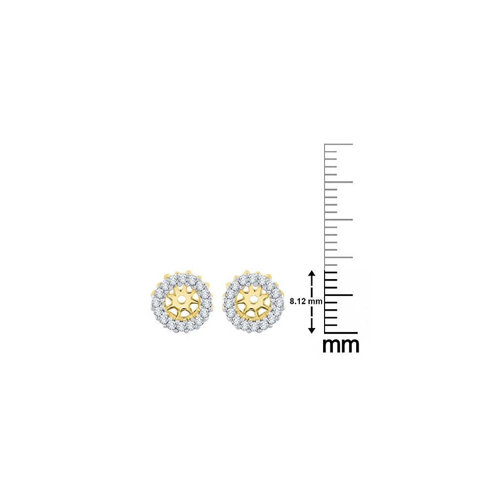 Aretes de diamantes en oro