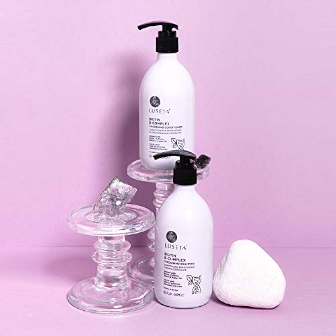 Champú y acondicionador para el crecimiento del cabello