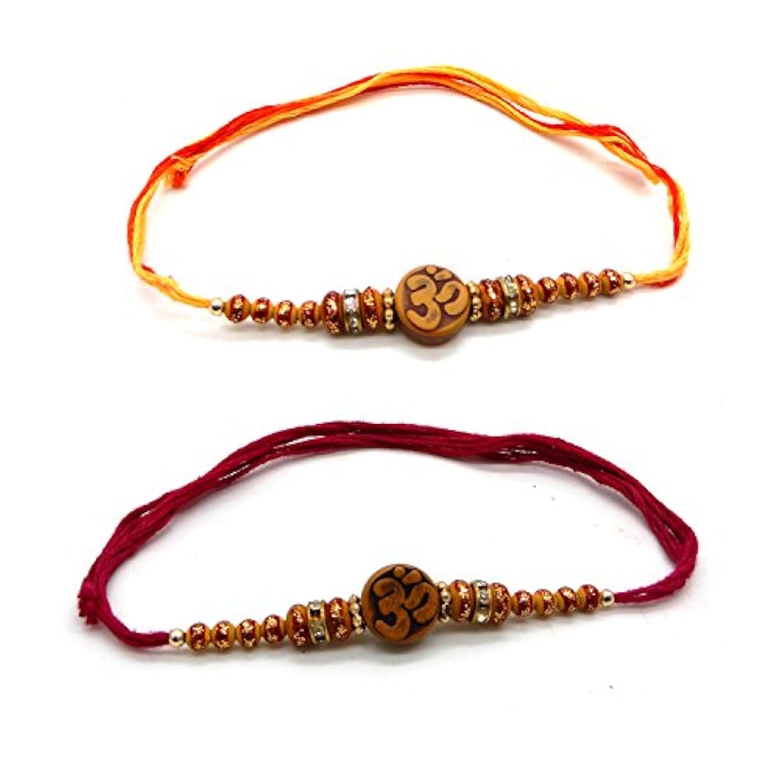 Juego de dos pulseras Rakhi