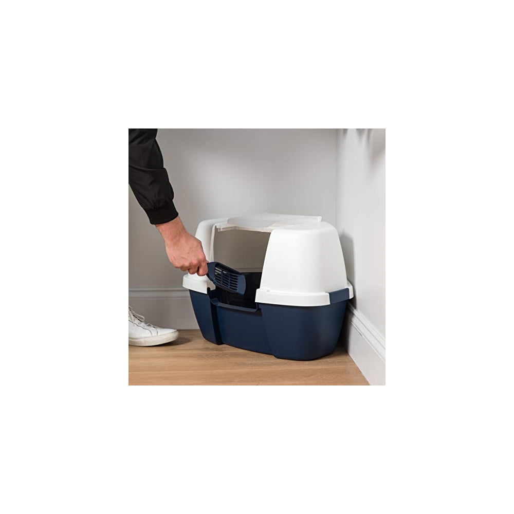 IRIS USA - Caja de arena grande con tapa con cuchara