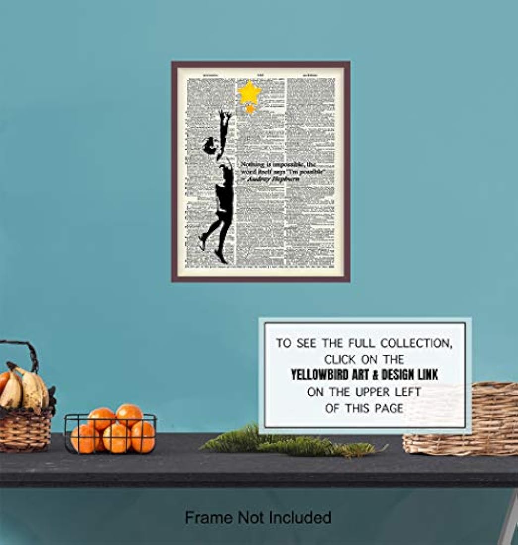 cartel decorativo de Cita inspirada de Audrey Hepburn