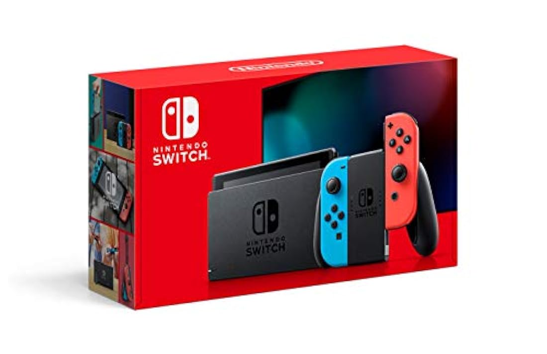 Consola Nintendo Switch color Azul neón y rojo