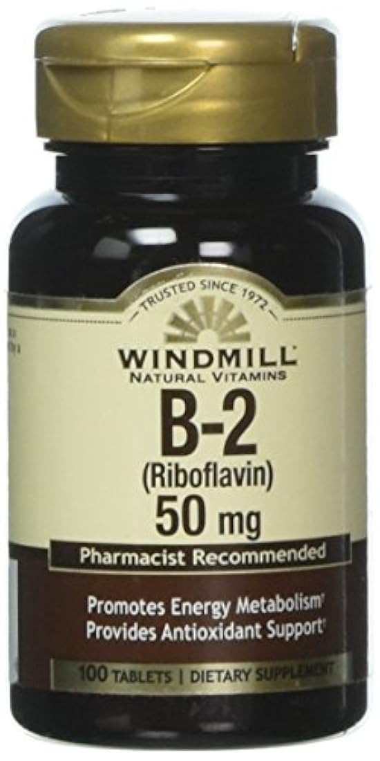 Vit B-2 pestañas 50 mg wmill 100
