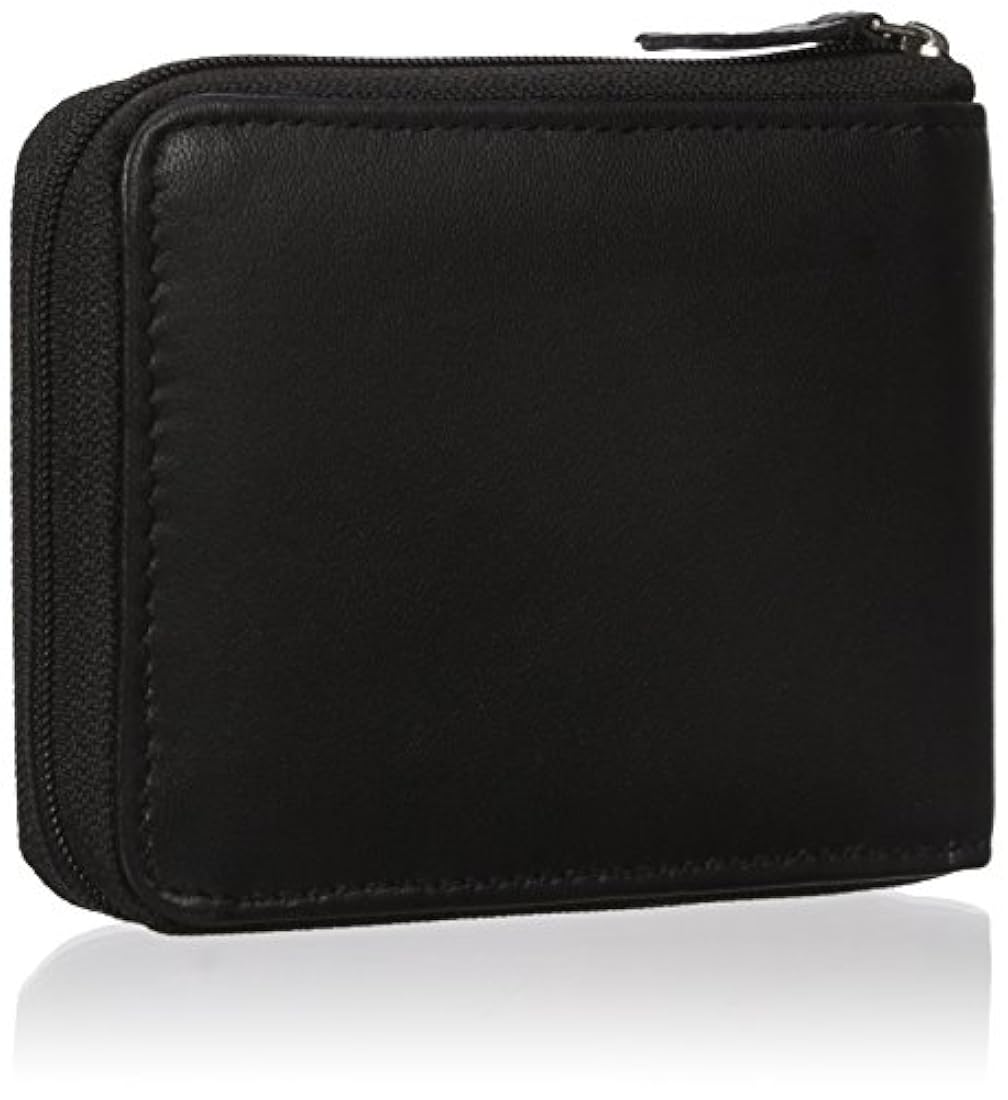 Buxton - Cartera con cremallera para hombre
