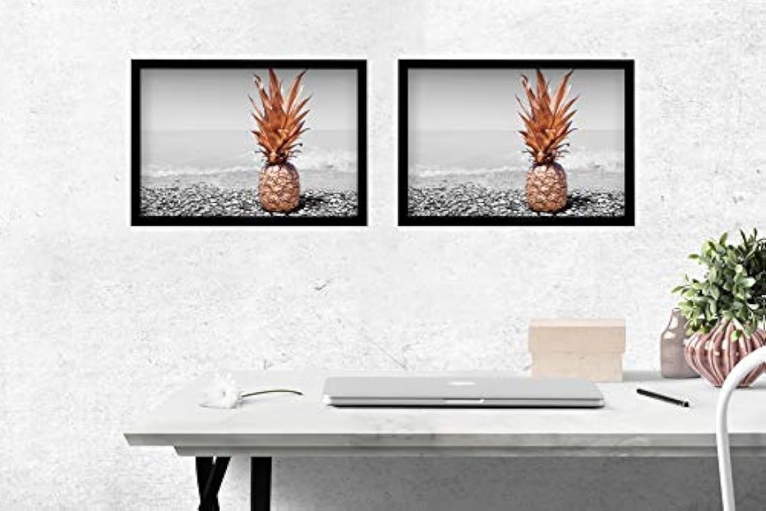 Marco negro para pósteres – visualización de pared