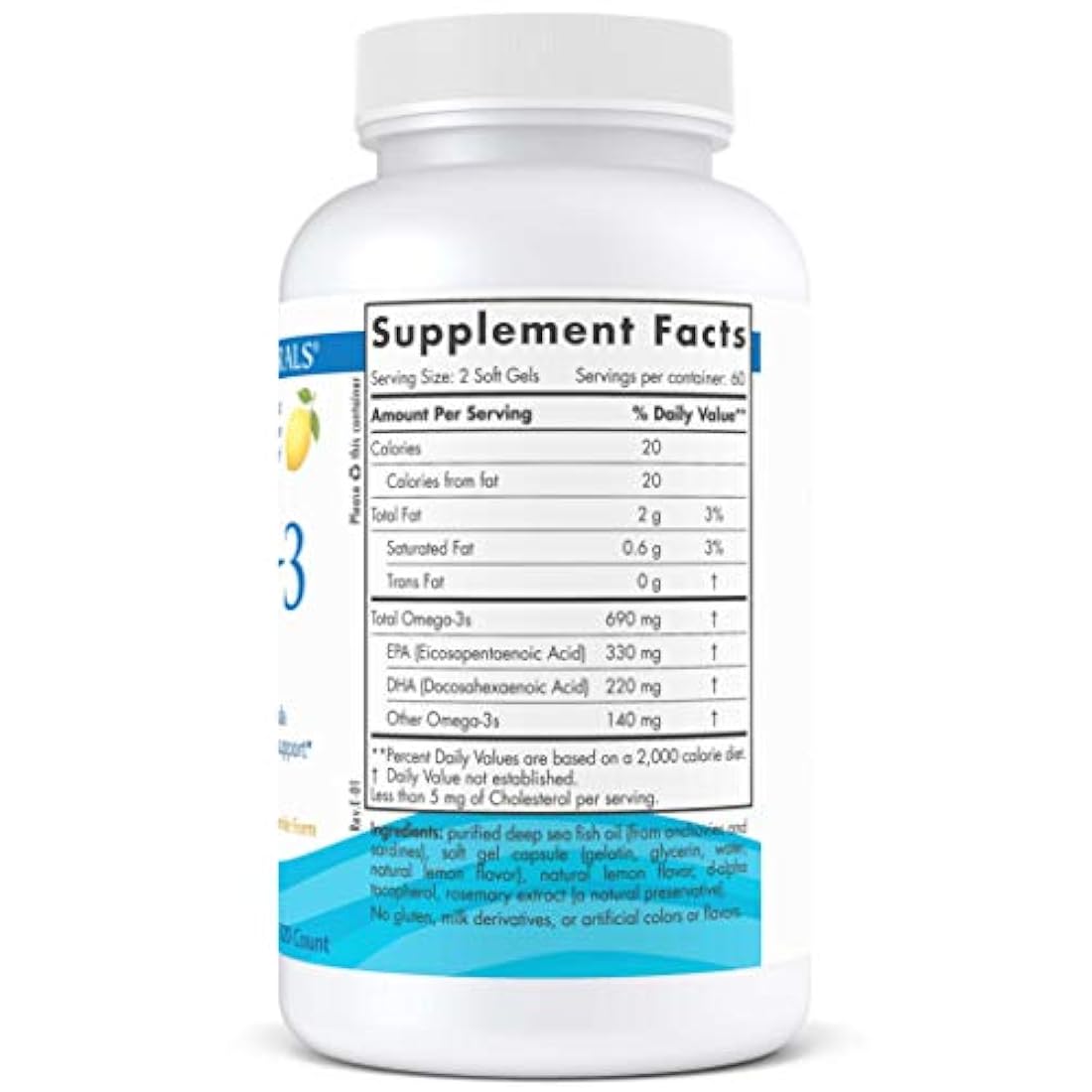 Omega-3 cognición salud del corazón y apoyo inmunitario