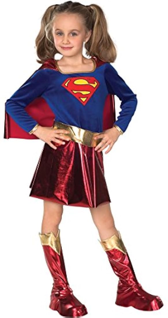 Disfraz infantil de Supergirl de DC Comics