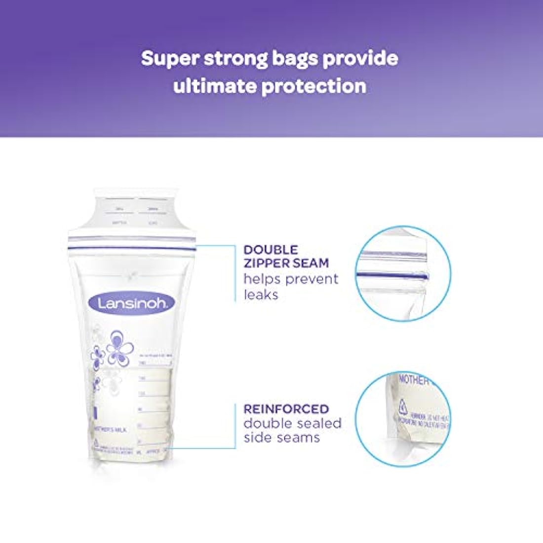 Bolsas de almacenamiento para leche materna
