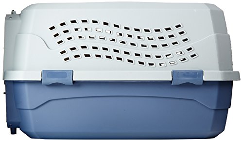 Perrera para mascotas de carga superior, dos puertas