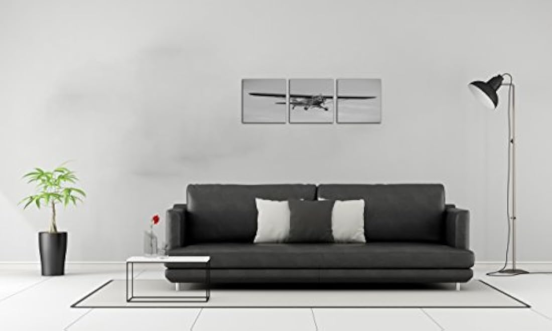 NAN Wind - 3 paneles de Pintura para Decoración de la pared