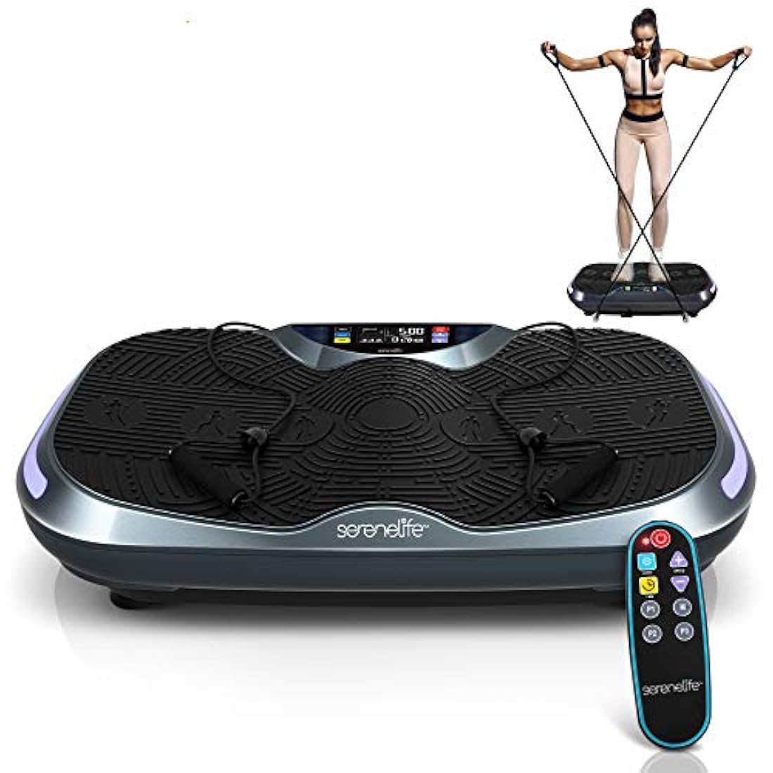 Máquina de ejercicios de vibración de pie SERENELIFE SLVBX3