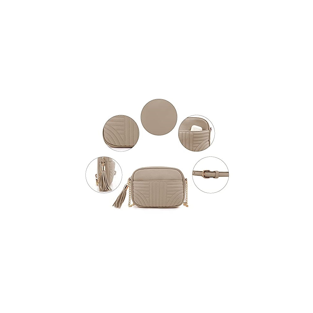 Bolsos cruzados acolchados para mujer