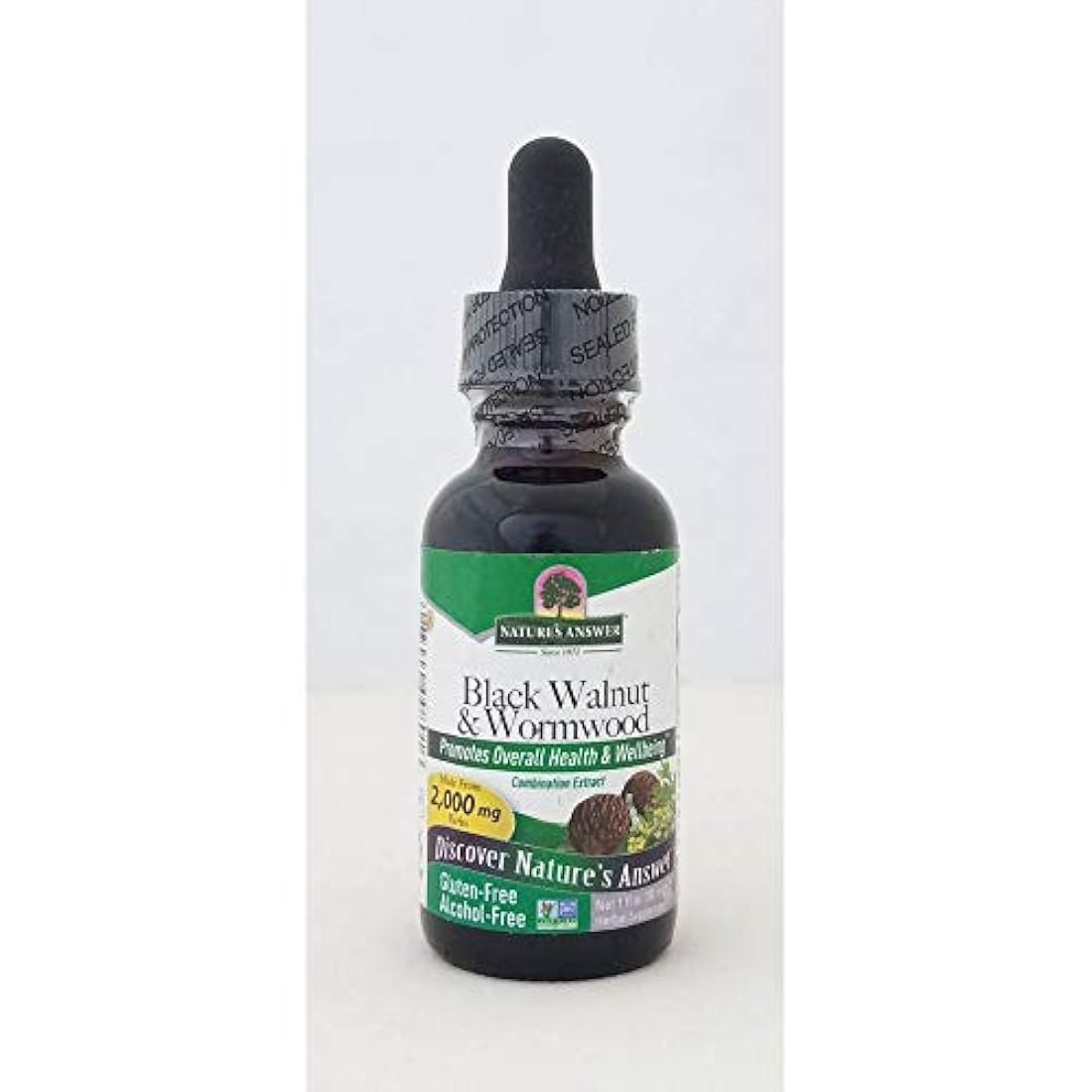 Natures Answer Black Nuez y Ajenjo 1 oz 30mL 200mg.