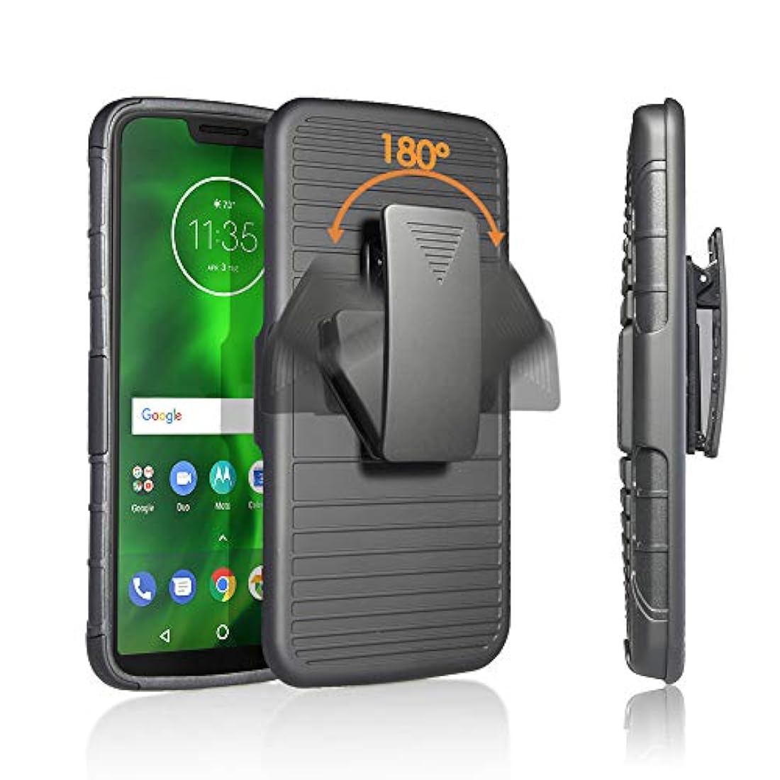 Defender - Carcasa híbrida para Motorola Moto E6 XT2005