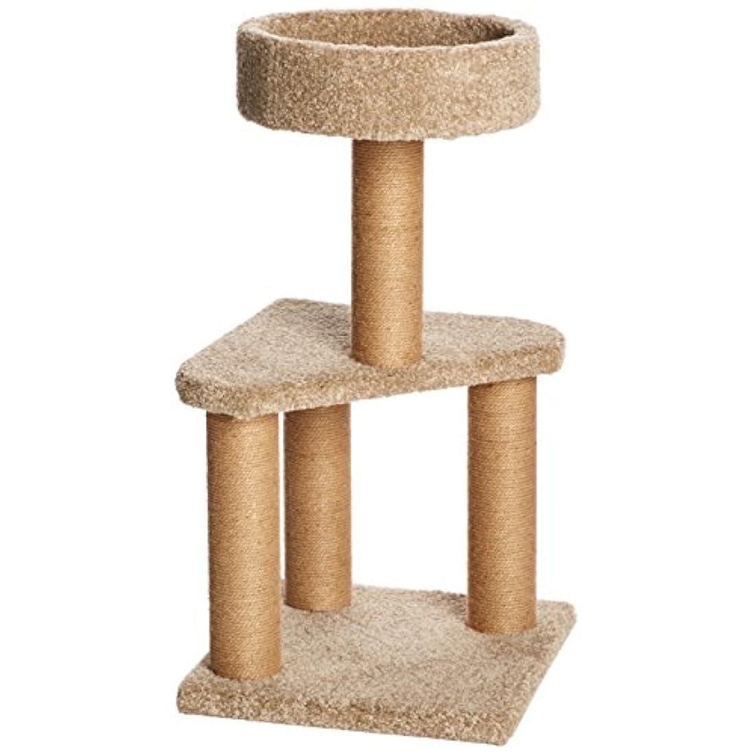 Torre de árbol de actividad de condominio de gato mediano