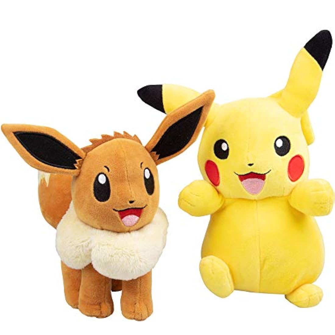 Pokémon Eevee y Pikachu 2 paquetes de animales de peluche
