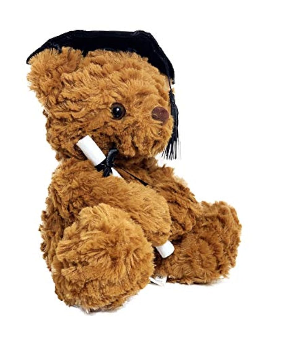 KINREX - Oso de peluche con diseño graduación, marrón