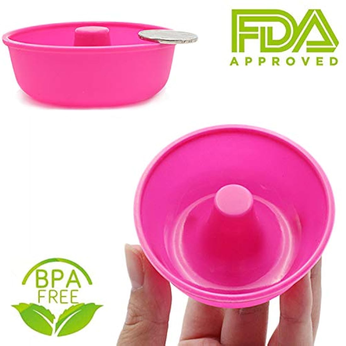 Moldes de silicona antiadherentes para magdalenas