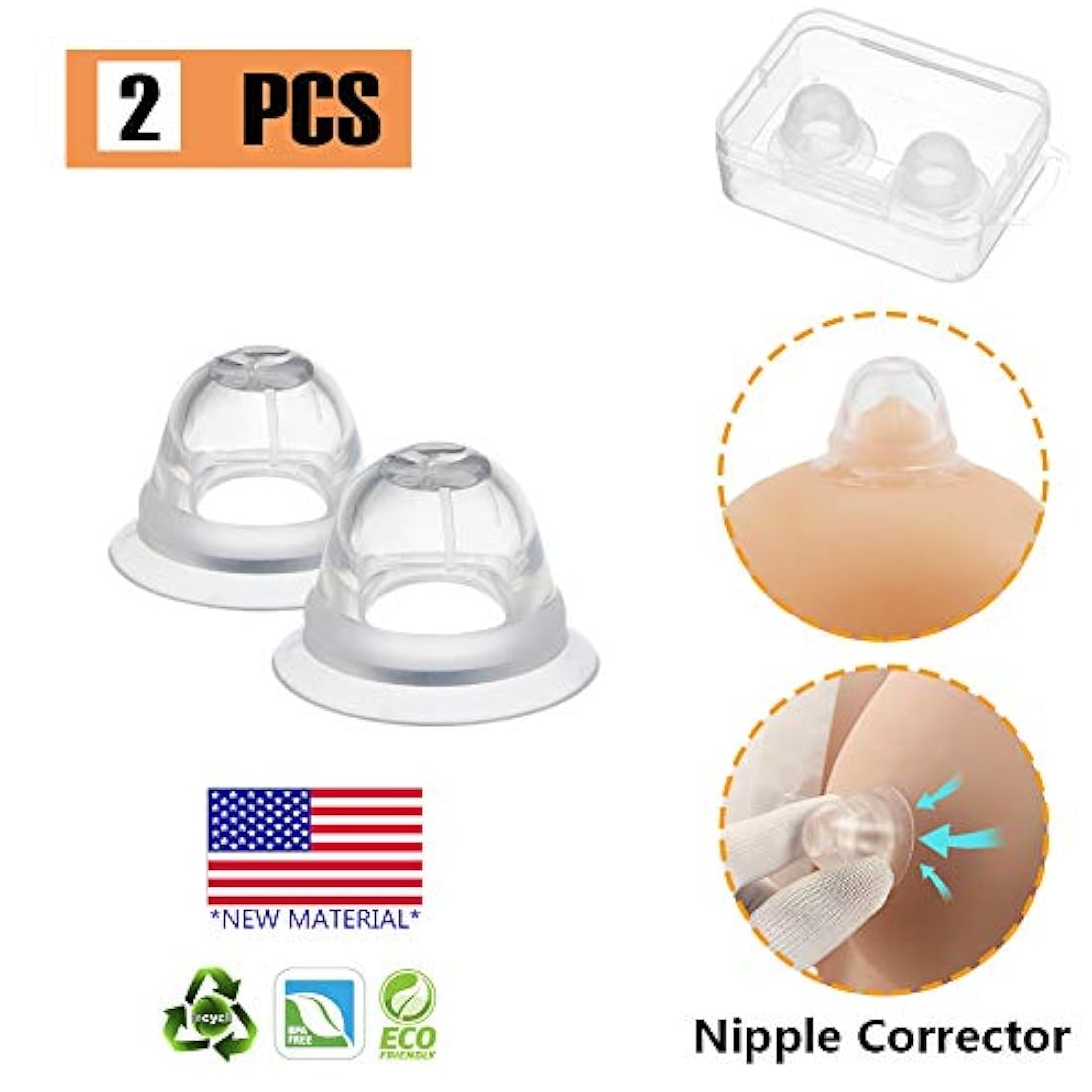 Cortador de pezones, corrector para pezones invertidos
