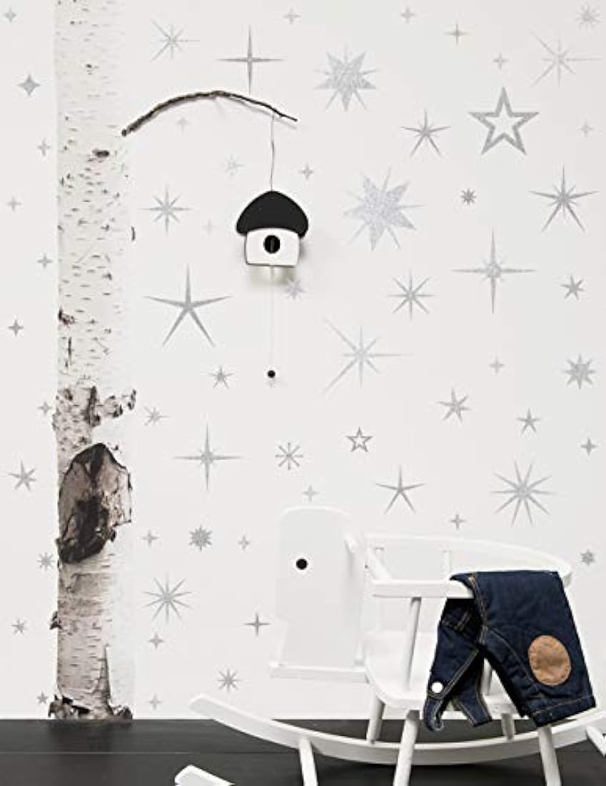 Calcomanías de pared con estrellas brillantes (147 unidades)
