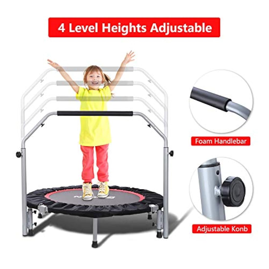 Mini trampolín plegable de 40 pulgadas