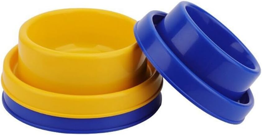 GRPET Tazón redondo a prueba de hormigas para perros y gatos