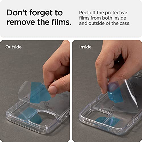 Spigen - Funda ultra híbrida diseñada para iPhone 13 (2021) - beige arena