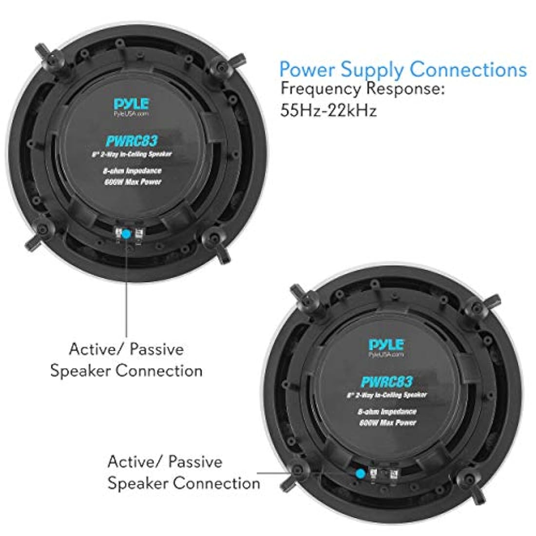 Altavoz para montaje en techo y pared PYLE-HOME PWRC83