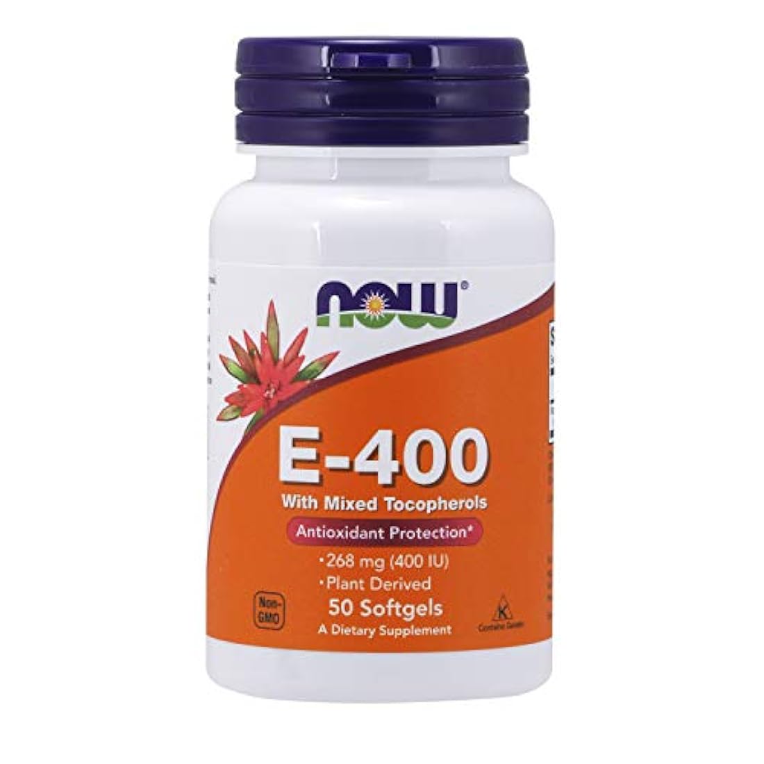 Ahora E-400 Mixed tocopherols, 50 softgels