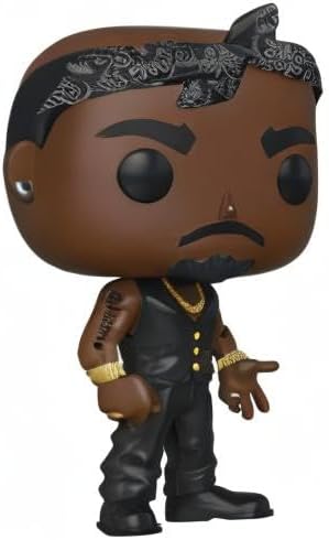 Funko Pop Rocks: Tupac - Figura Coleccionable con Bandana