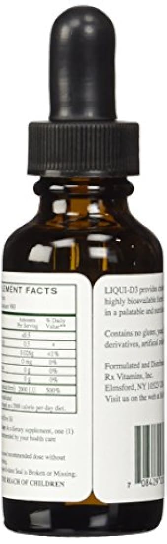 Vitaminas RX - liqui-d3 2000 UI 1 oz, 1, 1