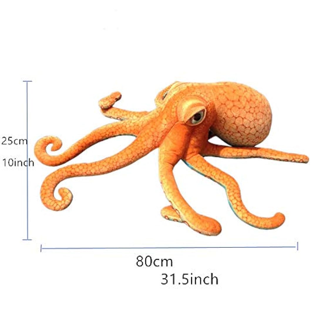 Almohada de pulpo de pulpo de peluche