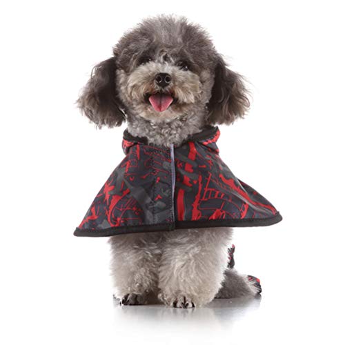 Chubasquero portátil para perro, impermeable, para mascotas