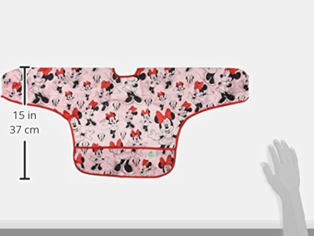 Babero con mangas impermeables, 6 a 24 meses Minnie