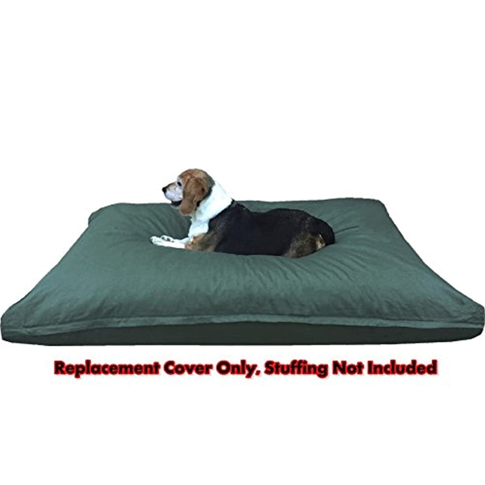 Funda de edredón para cama de perro pequeña, verde oliva